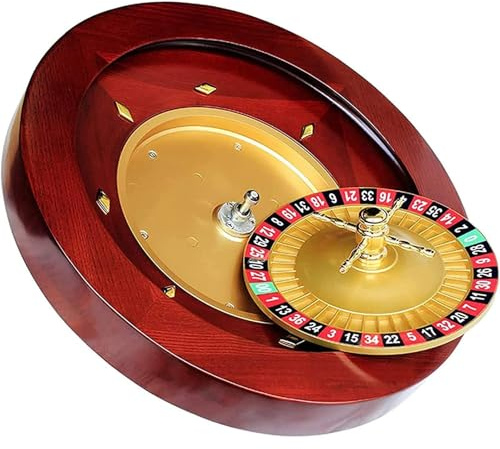 NZVZGKTNTW 20 Professionelles Europäisches Rouletterad, Freizeit-Tischspiele Mit Plattenspieler, Perfekt for Einen Spieleabend Zu Hause Oder Eine Clubparty
