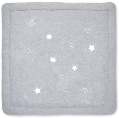 Bemini by Baby Boum 229STARY95TM Laufgittereinlage / Krabbeldecke STARY mixed grey 100x100 cm ,grau