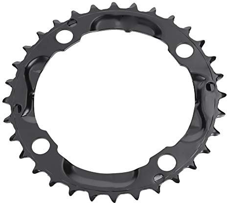 Alomejor Fahrradkettenblatt 32T 104mm BCD Hochfester Stahl Runden Kettenblatt Single Speed Kettenblatt für die meisten Fahrrad Mountainbike, 9-Fach