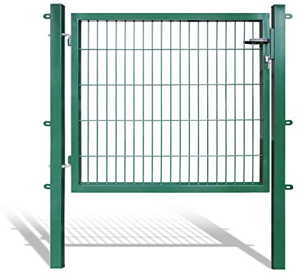 Arvotec Gartentor für Stabmattenzäune, grün, BxH:1200x1000mm inkl. Pfosten - mit Befestigungsmaterial & Ersatzschlüsseln - Top Qualität zum Bestpreis!