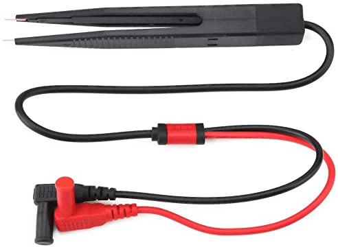 CABLEPELADO Cable de prueba chip SMD SMT| Sondas de Pinzas de prueba | Longitud 50 cm | Apto para multímetro, para medición de línea de placa de circuito de precisión, medición de microcapacitancia