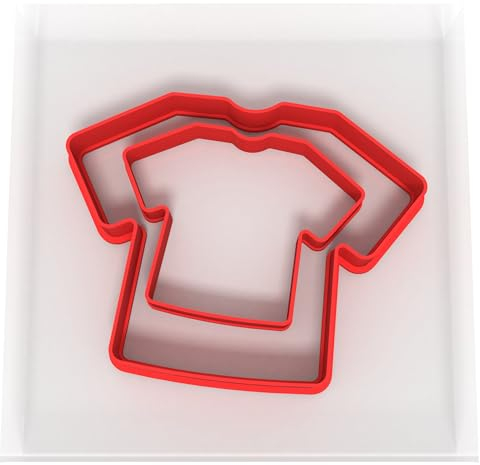 Football Shirt Set of 2 Value Cookie/Fondant Cutters Pair 5CM + 8CM