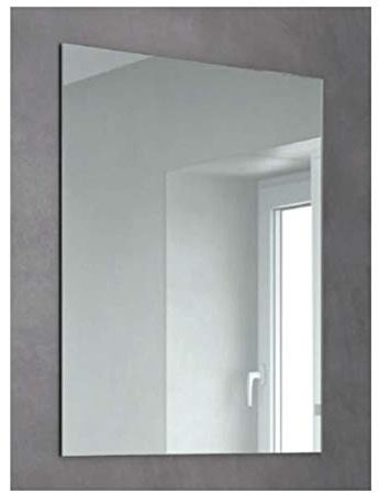 CustomGlass Espejo de Pared para baño (Rectangular 50 x 40 cm)