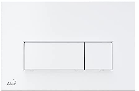 Alca - Plaque de Commande Double Touche Blanche (M570) - M570