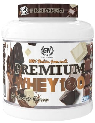 GN Nutrition Premium Whey 100% 1Kg | Sabor TRIPLE CHOCOLATE | Proteína de Suero de Leche y fácil Digestión con Encimas Digezyme | incrementa rendimiento deportivo