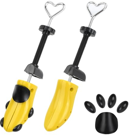 Rapidbok 2 Pièces Embauchoirs à Chaussures, Réglable Embauchoirs, Civière de Chaussures avec Corne de Chaussure, Arbre de Chaussure EU 36-42, Élargisseur de Chaussures pour Homme, Femme