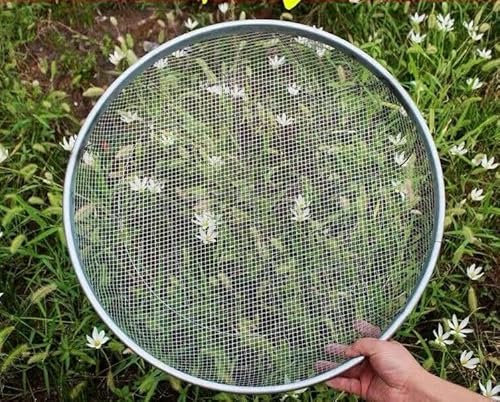 digiline Large Round Garden Sieve with 19-Inch Mesh, Filters 2-10mm (6 mm Hole)