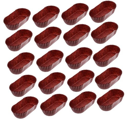 Gogogmee 1000pezzi Pirottini Per Dolci e All Olio Confezione Da Design Forma Barca Per Cupcake e Muffin Per Decorazioni Da Festa e