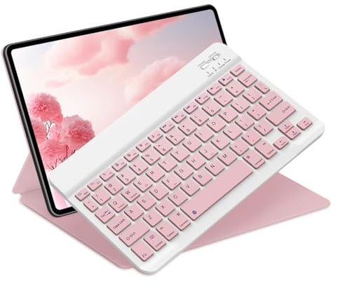 Universal Wireless Bluetooth Keyboard, Rechargeable Compatible for iPad Pro, Air, Mini, Phone, Tablet, Samsung, Xiaomi, iOS, Android, Windows, Chrome Os