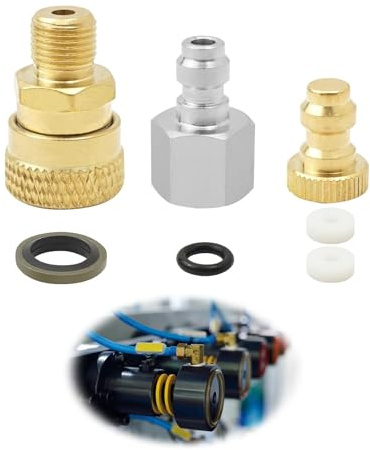 Air Rifle Accessories 1/8 Inch BSP Quick Release Coupler Charging Adapter | Kit for Air Rifles PCP Air Rifle Female Socket Coupler Fittings 1/8 Bsp Connector