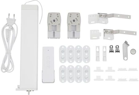 Elektrische Vorhangschiene,4.2m Maßgeschneidert Komplett Montierte Intelligente Elektrische Vorhangschiene Motorisierte Vorhangschiene Mit Fernbedienung,Für I-Schiene,U-Schiene
