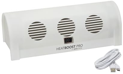 Coopers of Stortford - HeatBoost Pro Radiator Fan Heater - Energy Saving USB Rechargeable Heater with Turbo Fans for Single and Double Radiators - Lower Your Energy Bills