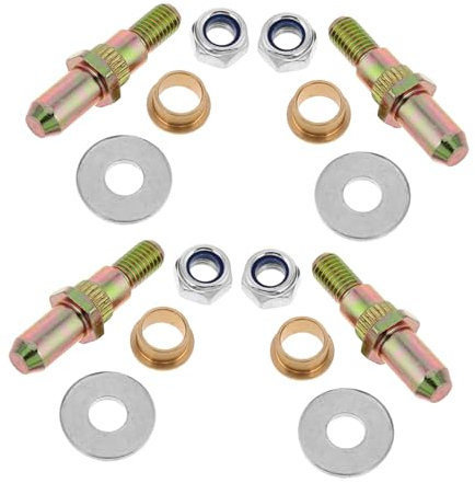 GLEAVI 4sets Kit Cerniere Per Auto Boccole e Perni Compatibile e Installazione Facile Suv e Pickup