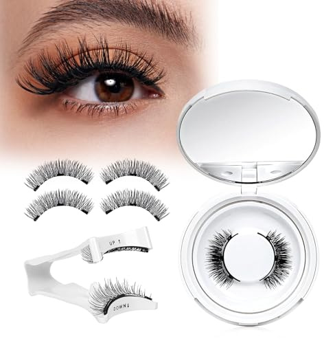 Pestañas postizas magneticas,Pestañas Postizas Magneticas de larga duración,pestañas magneticas Reutilizables,aspecto natural,no necesita pegamento,fácil colocación,extension,lifting