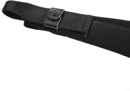 Risveglio Breathable Nylon Accordion Strap Set with High for Performance Sponge, Adjustable 8-120 Bass, Black