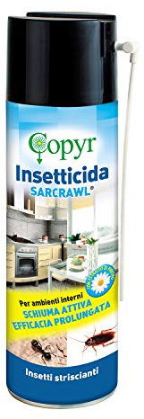 COPYR | Sarcrawl: Insetticida pronto all'uso contro insetti striscianti, scarafaggi e formiche - bombola da 500 ml