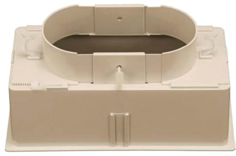 3S SuperSamaStore Plenum 300×150 mm mit Integrierter Drosselklappe, Anschlusskasten für Flexible Lüftungsschläuche mit Schnellstecksystem, Verstellbarer Stutzen 160–250 mm, Clip-Montage, ABS