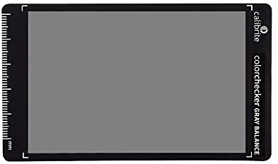 Calibrite ColorChecker Gray Balance Mini: 18% Graukarte für korrekte Belichtung in Fotografie und Video, CCGB-MINI