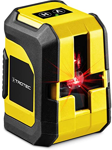 TROTEC Niveau laser croisé auto-nivelant BD6A - Laser de construction, portée 10 m, IP54-3 modes de projection, Haute précision ± 3 mm, Laser rouge