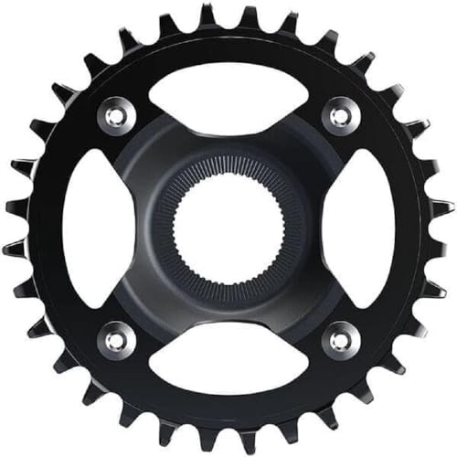 SHIMANO - Kettenblatt 32-Zahn CR-EM800 Schwarz, Radsport Unisex-Erwachsene, Farbe, Größe -