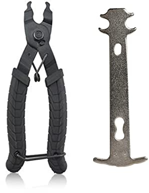 HsentimenH Cykellänkklämma, kedjemätare, cykel kedjeverktyg reparationsverktyg, cykel kedja mätare, cykel kedja mätare, väg mountain bike kedja kontroll verktyg