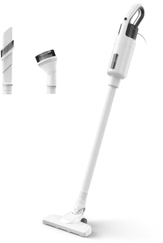 Aoun Aspirapolvere leggero con filtro HEPA, 15000pa Aspirapolvere portatile potente Aspirapolvere verticale con filo con attacco, Aspirapolvere da 400 W per peli di animali domestici