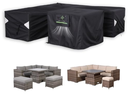 Rattan park FSZ-014 Rain Corner for Cambridge/Durley/Ascot Small Corner Sofa Set