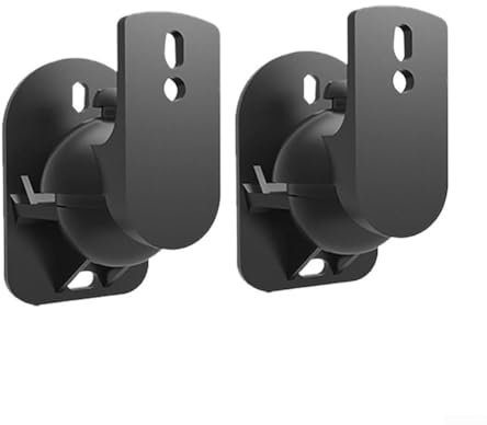 Affidabile regolabile altoparlante satellitare montaggio a soffitto morsetto, installazione rapida (nero)