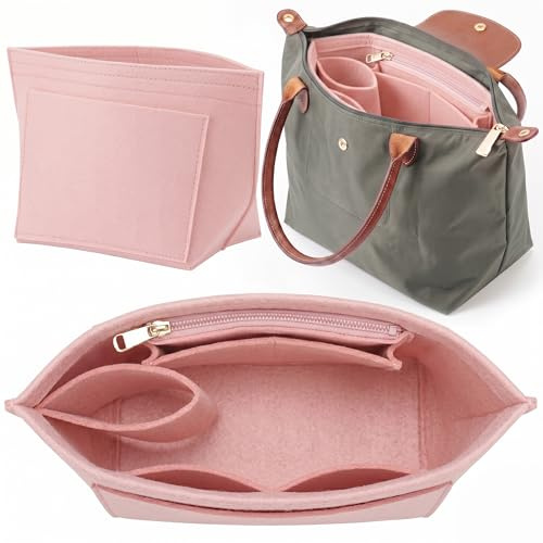 Generisch Bag Organizer, kompatibel mit faltbaren Tote Bags,mehrere Größenoptionen verfügbar (Pink, M)