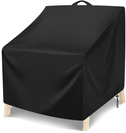 YedZen Gartensessel Abdeckung 102x109x124cm, 420D Oxford Wasserdicht