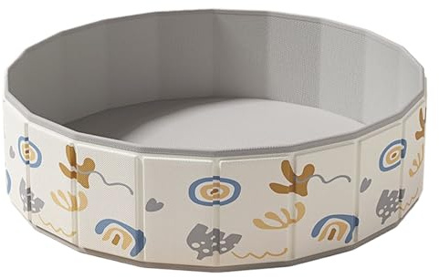 Piscina Plegable Para Perros Bañera Antideslizante | Piscina De Natación Plegable Para Perros para Juegos de Verano en Interior y Exterior para Niños y