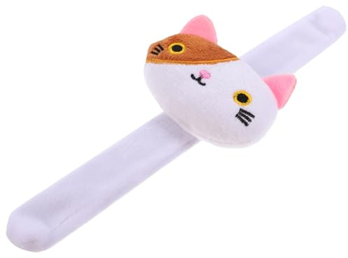 Toddmomy Bracelet à Claquer Peluche avec Chat Accessoire Adorable pour Fête et Événements Animaliers et Pratique