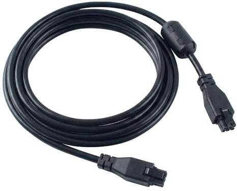BCZAMD AMS 6 Pin Verlängerungskabel 2M for Bambu-Lab P1P/P1S/X1/X1C/X1E: Schwarzes Buskabel-Ersatz mit Magnetringfilter zur Verbindung von AMS mit Hub für Signalübertragung 3D Drucker Zubehör