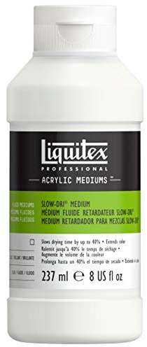 Liquitex Professional Fluid Medium, 237ml (8-oz), Slow-Dri Blending