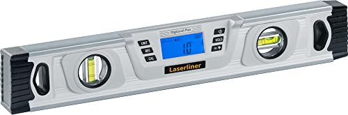 Laserliner Digitale Wasserwaage, DigiLevel Plus 40, 360° Winkelmessung, Umschlagkalibrierung, Magnethalterung & gut ablesbares Flip-Display