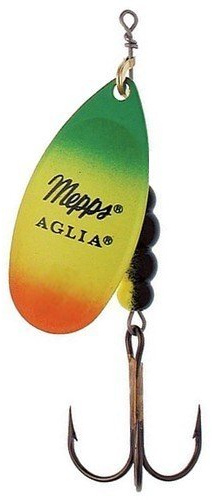 Mepps - Cucchiaino speciale per pesca alla trota Aglia, multicolore, AGLIA TIGER X1, 4