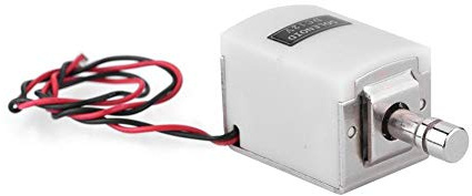 Sonew DC12V / 24V Elektrische Riegelschloss, Kleine Elektroschloss für Schublade, Elektromagnetische Schlösser Ultradünne Design Sicher Stabil für Schrank Tür Schublade
