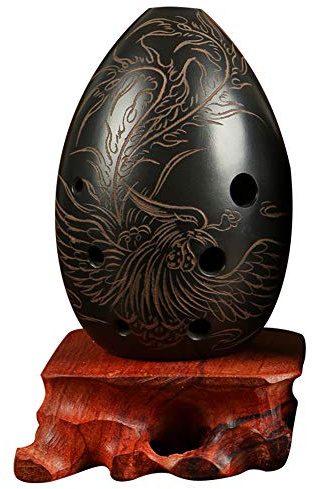 Professional Chinese Flute Xun Instrument Ceramic Ocarina Ancient Xun Instrument Ceramic Ocarina