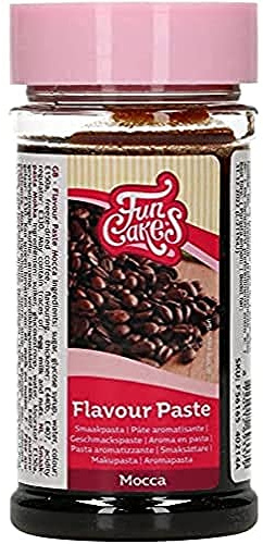 FunCakes Flavour Paste Geschmackspaste, Mocha, 100 g | Lebensmittelaroma, guter Geschmack, Perfekt zum Dekorieren von Kuchen, Geeignet für Teig und Füllungen