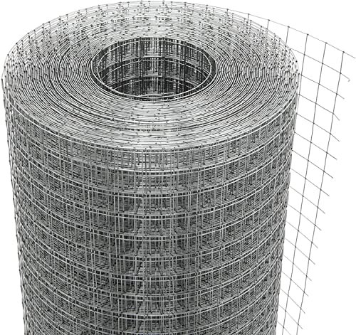 Generic - Edelstahl 304 Schweißgitter Zaun Volierendraht Drahtgitter 40x40mm Quadratische Öffnungen Hasendraht Kükendraht Gartenzaun Einfach Zu Schneiden (Color : Silver, Size : 1x12m)