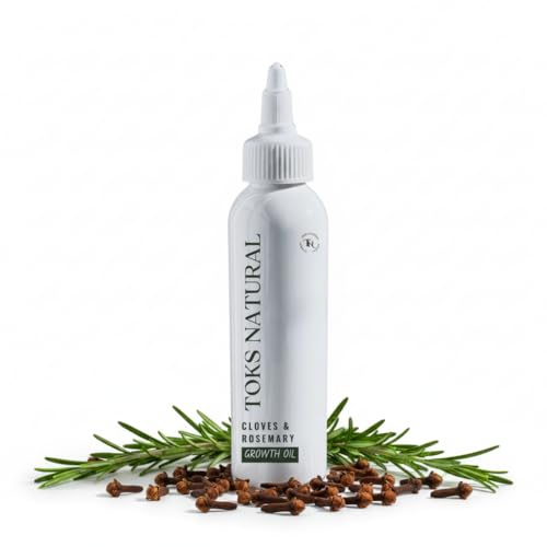 Cloves & Rosemary Hair Growth Oil – Ayurvedic Hair Stimulator for Scalp & Edges | Natural Plant-Based Hair Growth Treatment – 120ml