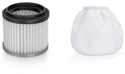 VITO - Filtro de repuesto HEPA + bolsa de filtro de tela para aspiradora de cenizas 4L 800W