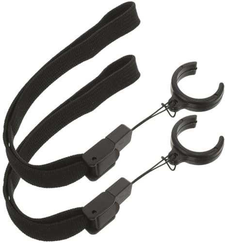 Healeved 2Pcs Cane Wrist Strap Lightweight Adjustable Walking Stick Lanyard Anti-Lost Safety Strap for Elderly Outdoor Mobility Aid