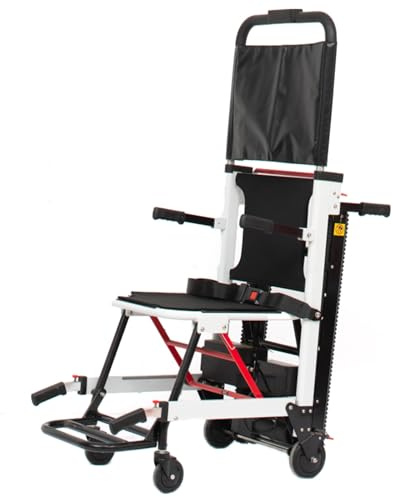 Raupen-Treppensteig-Rollstuhl, elektrischer Kletter-Treppenrollstuhl, Trolley, tragbarer Klappstuhl, Treppenlift, Kletterer, Treppenmobilität für Patienten oder ältere Menschen, Treppensteig