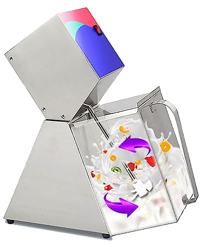 Licuadora de helado comercial eléctrica, máquina mezcladora automática de helado de 13 litros, licuadora de batidos, licuadora de helado de yogur, mezcladora de bebidas frías de acero inoxidable