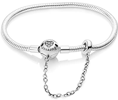 MULA 925 Sterling Silver Snake Chain Charm Bracelets for Women Butterfly Heart Lucky Bracelets for Friends Family