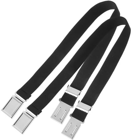 TOGEVAL 2stücke Gummi Und Nylon Kindergürtel Mit Robuster Schnalle Verstellbarer Für Jungen Und Mädchen Bequemer Taillegürtel Als Ziergürtel Für Uniformen