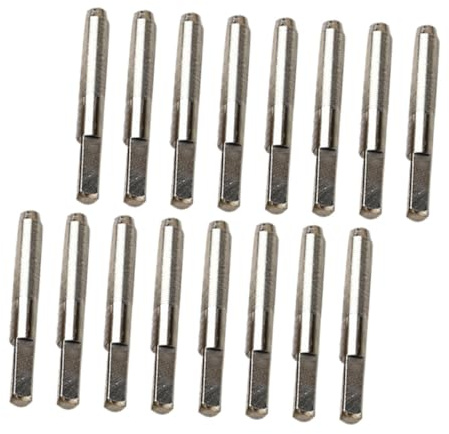 CIMAXIC 16stücke Saitenstifte Für Zithern Und Lyra Befestigungsnägel Aus Metall Glänzend Langlebig Und Sicher Silber