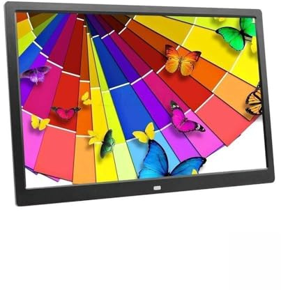 Cadre Photo numérique de 15,4 Pouces, Lecteur multimédia publicitaire avec rétroéclairage d'écran Haute définition 1280 * 800 LED Support SD, MS, MMC et Autres Cartes mémoire Cadeau
