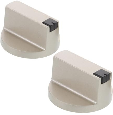 Homoyoyo 2pièces Bouton de Four Métal Boutons de Plaque de Cuisson pour Plaque de Cuisson Électrique